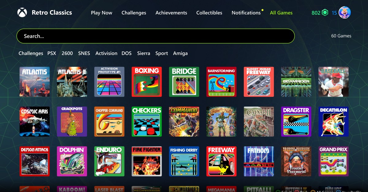 Microsoft доповнив Game Pass більше ніж 50 класичними ретро-іграми