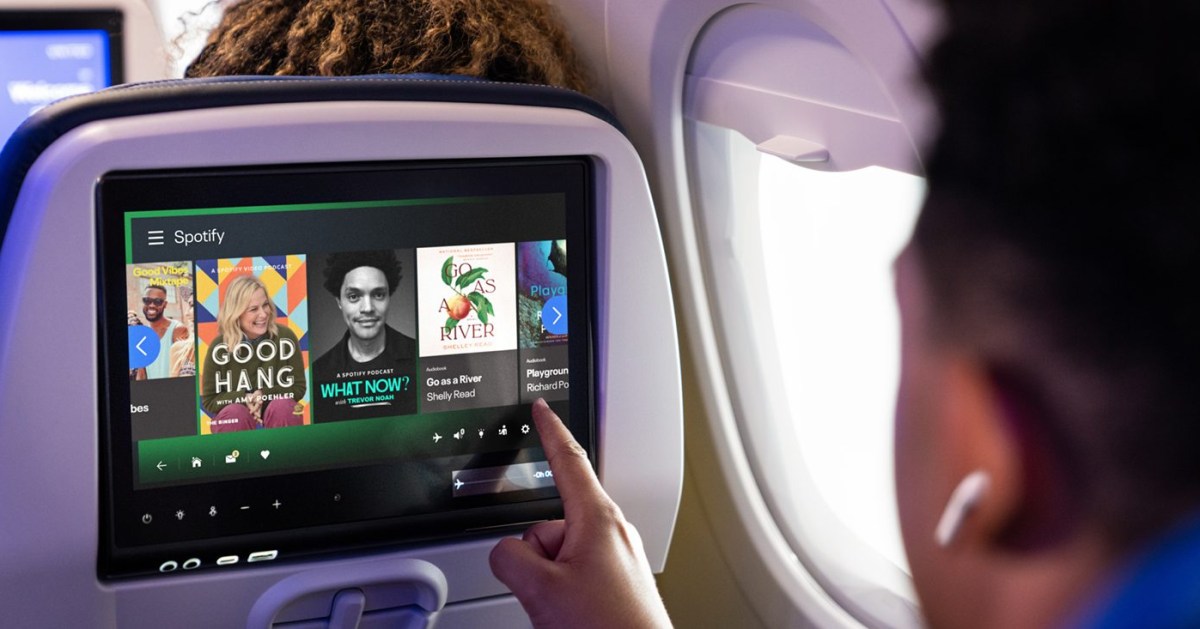 Spotify запроваджує плейлисти, подкасти та аудіокниги для рейсів United