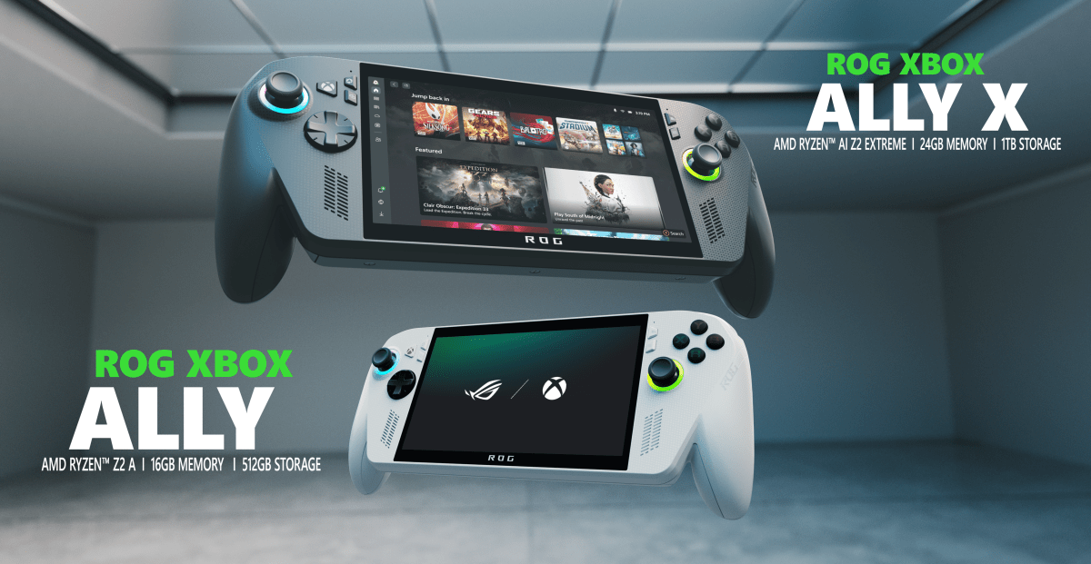Microsoft та Asus представили дві портативні консолі Xbox Ally з оновленим повноекранним досвідом Xbox