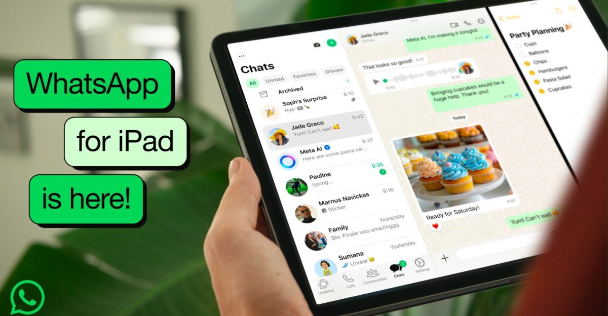 Після 15 років WhatsApp нарешті з’явиться на iPad