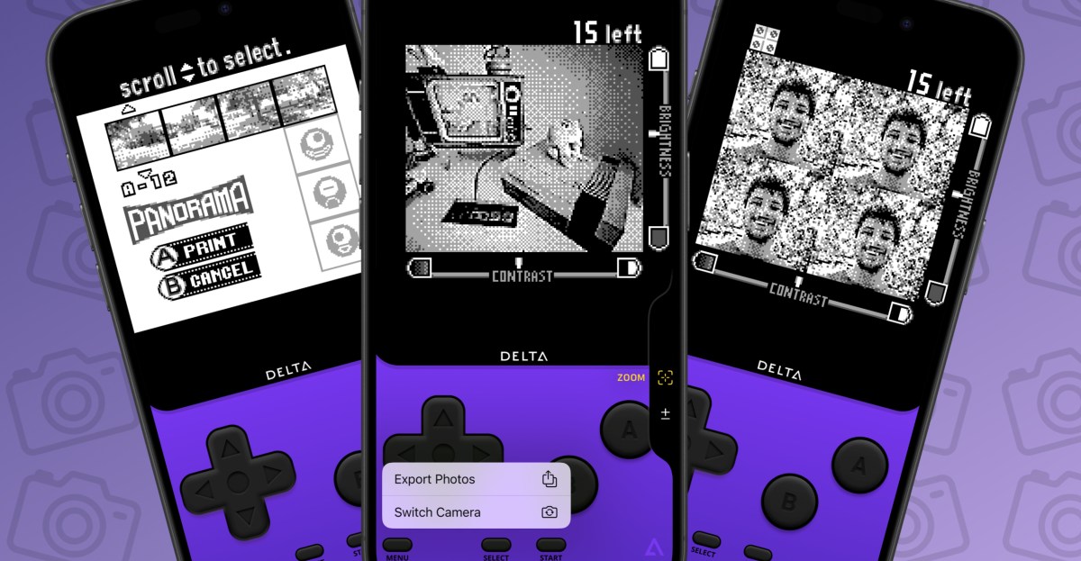 Розробник емулятора Delta створив додаток у стилі Game Boy Camera для вашого iPhone