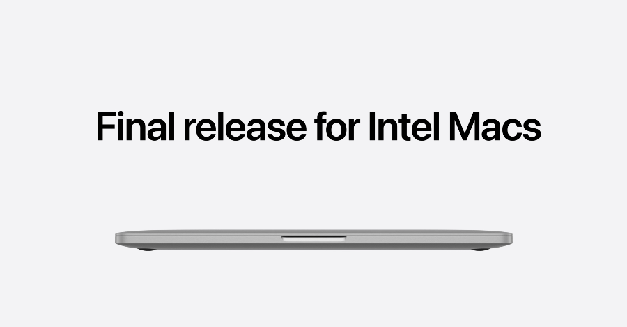 Великі оновлення для Mac на базі Intel завершаться з Tahoe