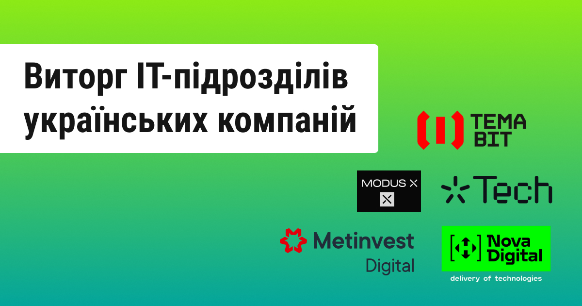 Великі українські компанії в IT-секторі наростили доходи майже на 7 мільярдів гривень