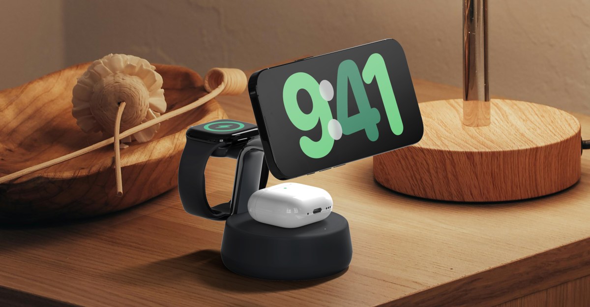 Перші зарядні пристрої Belkin на 25 Вт з Qi2 для одночасної зарядки кількох пристроїв