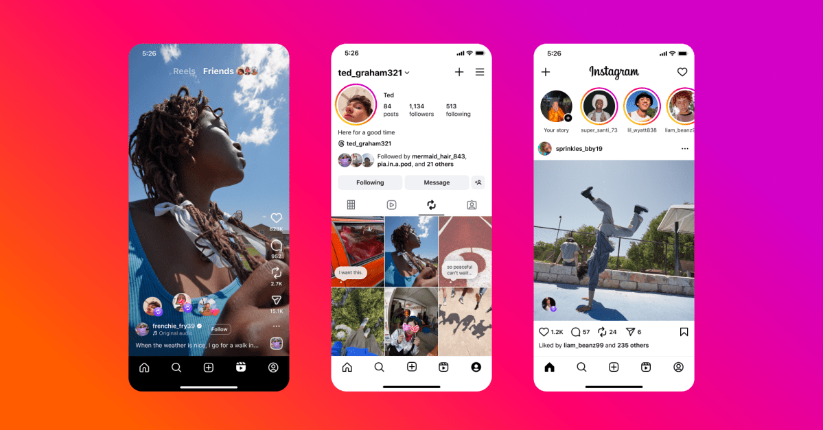 Instagram запроваджує стрічку репостів та переймає функцію Snap Maps
