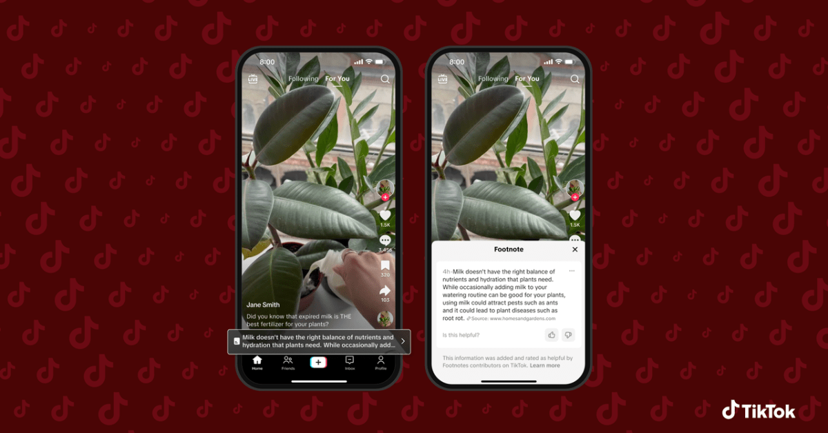 Відео на TikTok матимуть перевірку фактів, здійснену користувачами