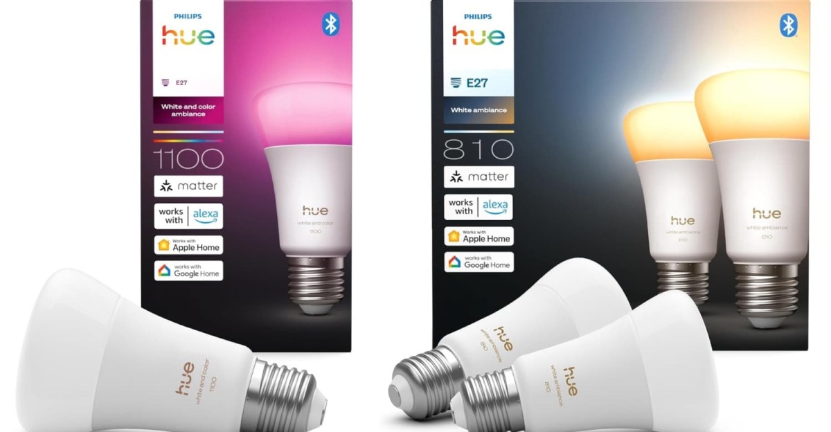 Витік інформації свідчить, що нові світильники Philips Hue матимуть пряму підтримку Matter