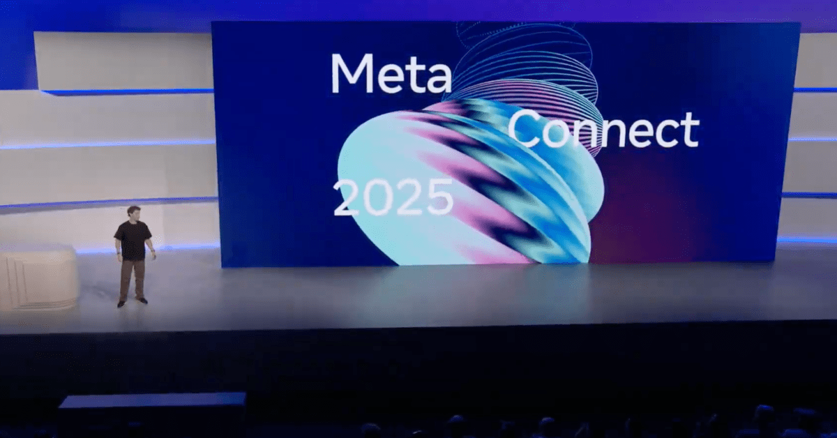 Meta Connect 2025: найбільші шість оголошень