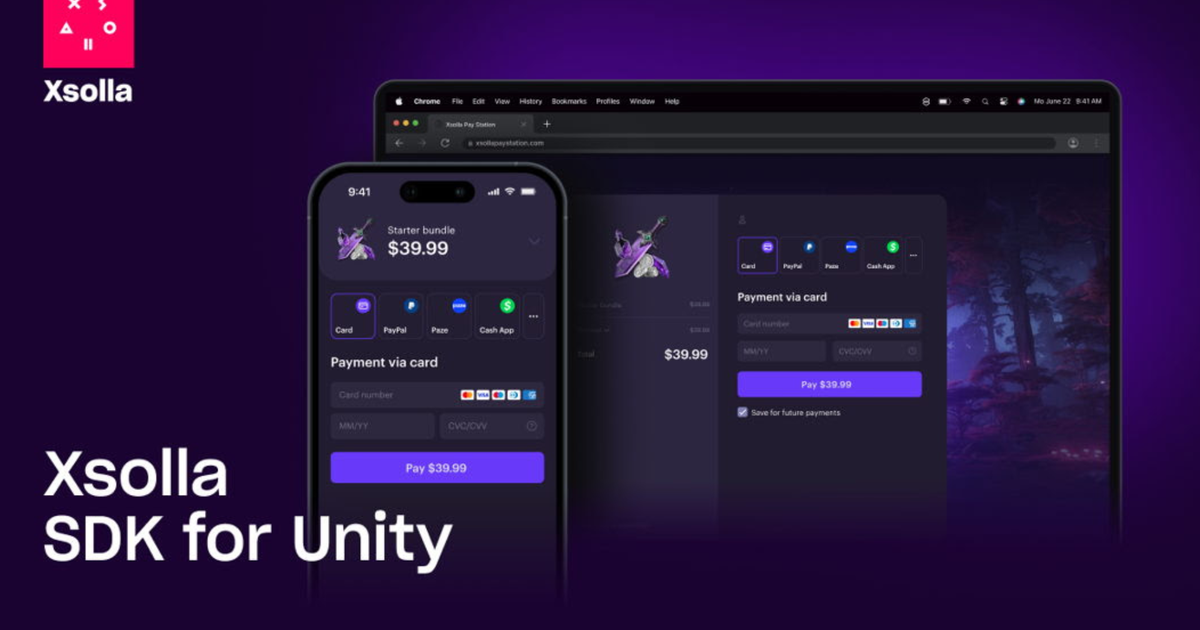 Xsolla впроваджує SDK для монетизації безпосередньо для розробників Unity