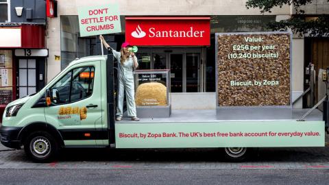 Маркетинговий трюк Zopa запрошує споживачів спробувати печиво