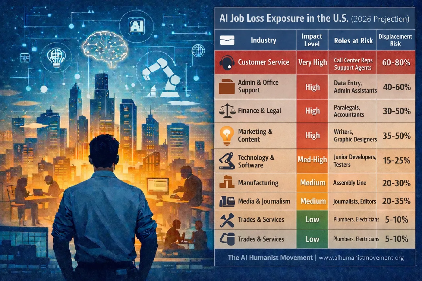 ШІ ставить під сумнів майбутнє професій у США: чи варто хвилюватися?