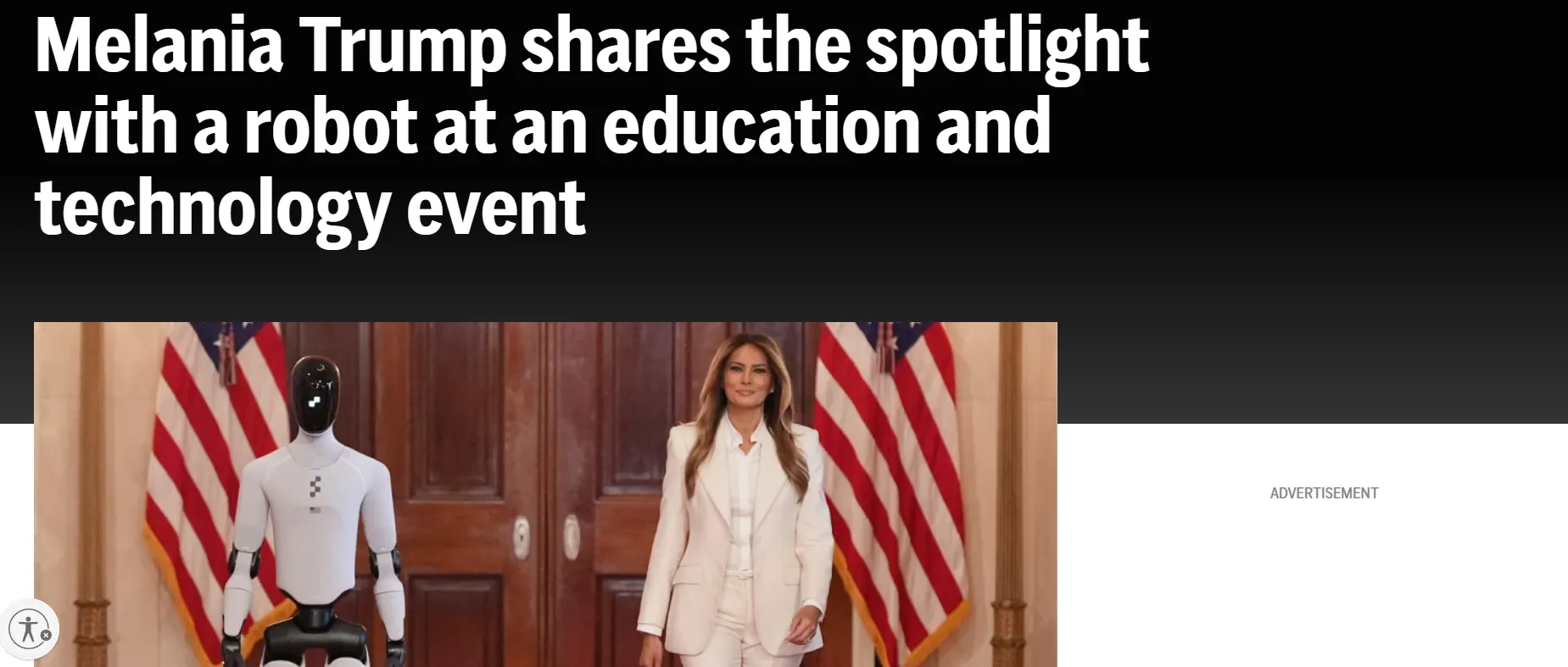 Меланія Трамп здивувала світ – новий гуманоїдний робот у Білому домі!